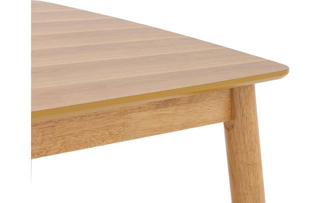 Goossens basic eettafel boaz blank eiken - 8233345-{merk}-boaz-eettafel-eiken-blank-05